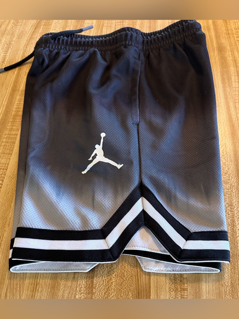 Jordan Boys Shorts Black Gray White